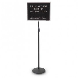 18 x 14" Aluminum Adjustable Pedestal Letterboard