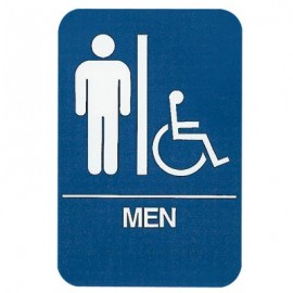 Men/Accessible ADA Compliant Sign