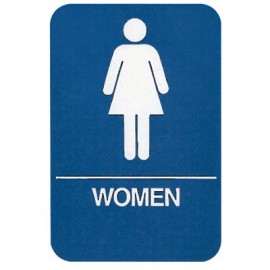 Women Restroom ADA Compliant Sign