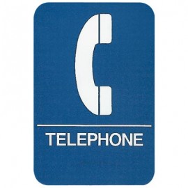 Telephone ADA Compliant Sign