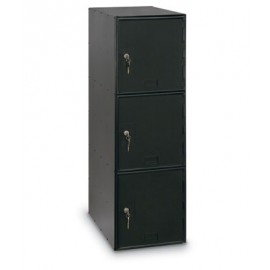 11 1/2 x 18" x 38" Quiet 3 Door Economy Locker