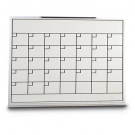 36 x 24" Melamine Open Faced Calendar Board