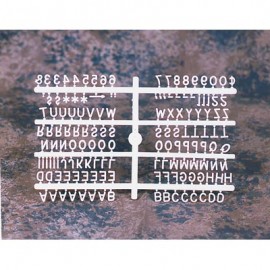 1 Helvetica Letter Sprue Sets