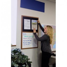 48 x 36" Decorative Framed Dry Erase and Cork Combo Board