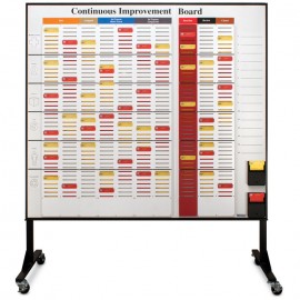 72 x 66" T-Slot Dry Erase Board