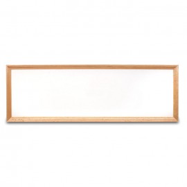 12 x 36" Decorative Wood Framed Dry Erase Board