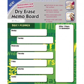 11 x 9" Removable/Repostionable Dry Erase Board Day Planner