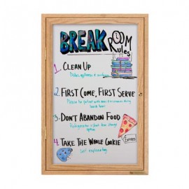 24 x 36" Wood Enclosed Dry/Wet Erase Boards