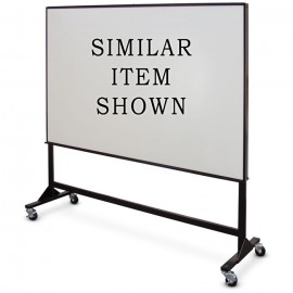 17 x 36"(x2) Double Sided Steel Framed Mobile Dry Erase Board