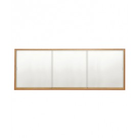 96 x 48" Wood Sliding Glass Dry/Wet Erase Boards