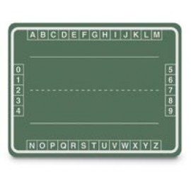 Alphabet Boxes Green Chalkboard