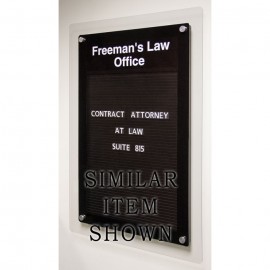 18 x 12" Corporate Series Magnetic Directory Board