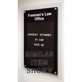 18 x 12" Corporate Series Magnetic Directory Board w/ Header