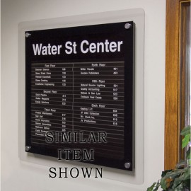 18 x 12" Corporate Series Extrusion Directory Board
