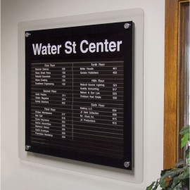 36 x 36" Corporate Series Extrusion Directory Board