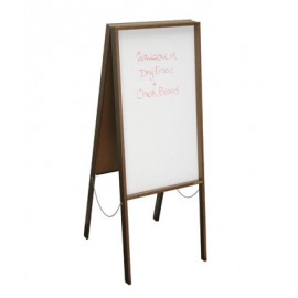 22 x 38" x 1/2" Walnut Dry Erase Sandwich Board