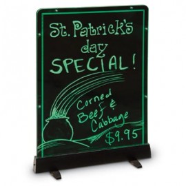 12 x 18" Illuminated Edge-Lit Boards- Hanging or Standing