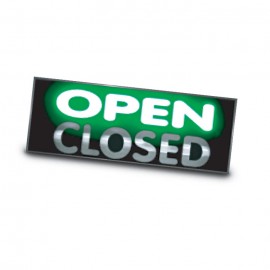 10 x 28" Mirroxy Open Lighted Signs