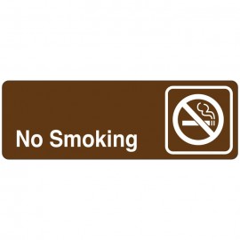No Smoking Directional Sign