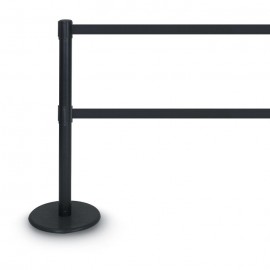 Black Double Tape Posts- 1300 Series 7'