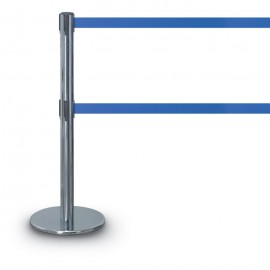 Chrome Double Tape Posts- 1300 Series 7'