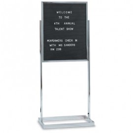 24 x 36" Black Plastic Letterboard Insert