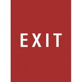 9 x 12" Exit Acrylic Sign