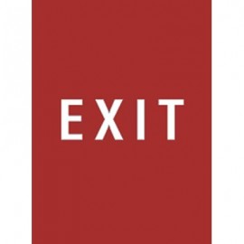 7 x 11" Exit Acrylic Sign