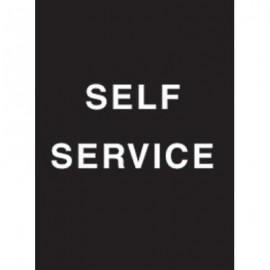 7 x 11" Self Service Acrylic Sign