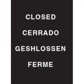 7 x 11" Closed Acrylic Sign