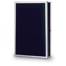 42 x 32" Slim Style Radius Framed Enclosed Letterboard