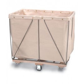 35 1/2 x 27 1/2" x 27" Canvas Liner Basket Truck