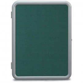 24 x 36" "Image" Enclosed Corkboards- Blue Spruce Fabricboard